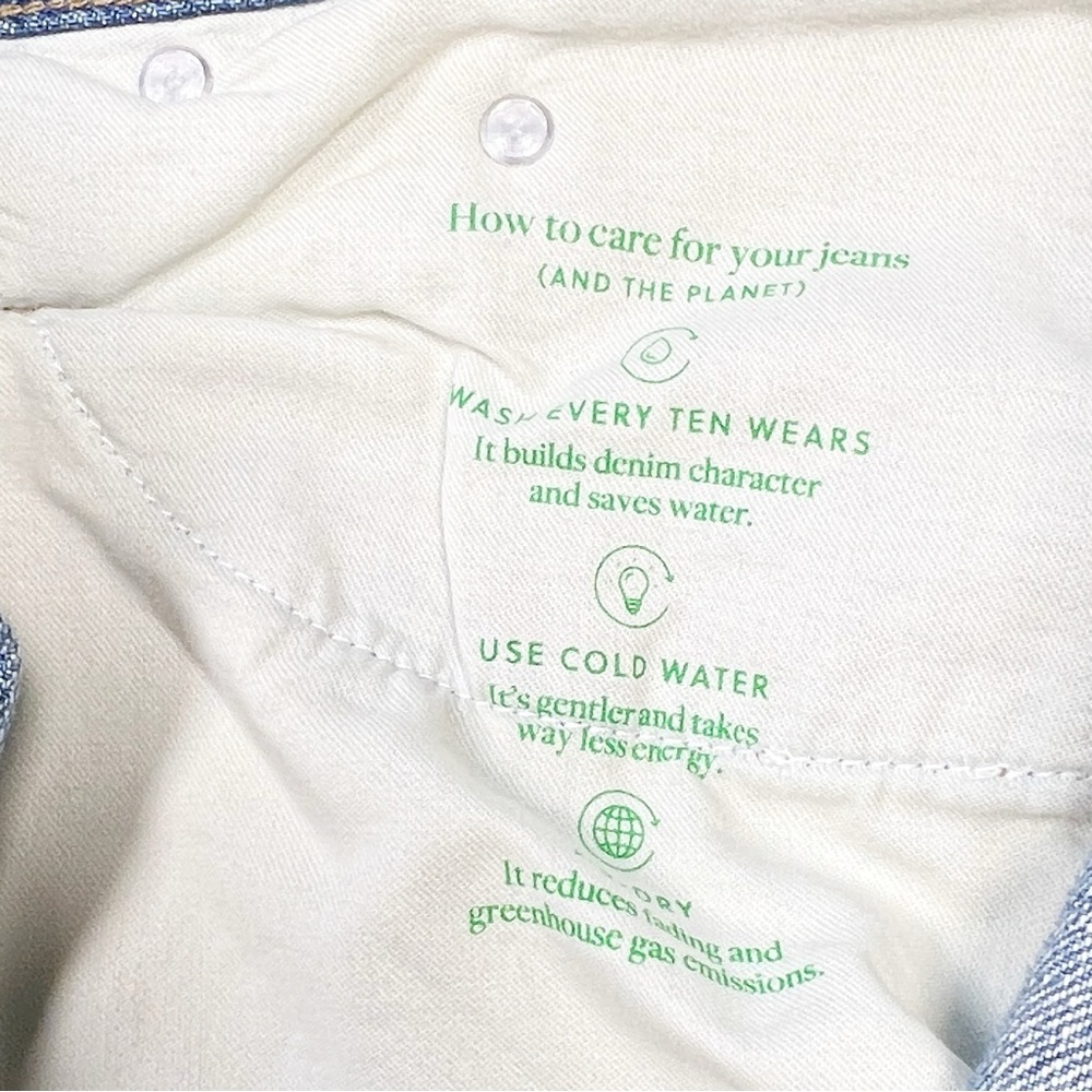 J.CREW Women’s Size 32‎ ‘84 Kyoto Wash Slouchy Distressed Straight Leg Jeans - Picture 13 of 16
